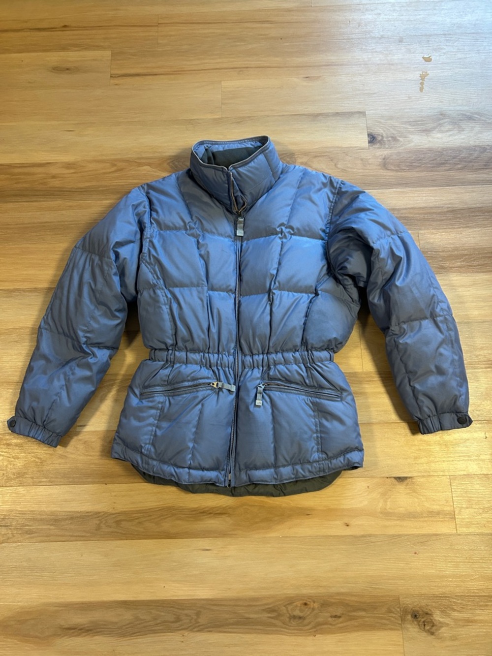 Pacific Trail Quilted Puffer Jacket in Slate Blue